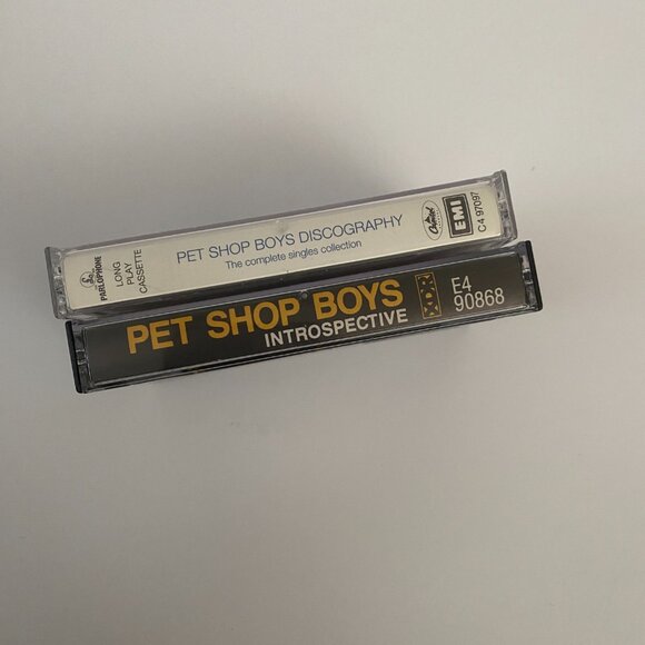 vintage pet shop boys complete singles collection introspective cassettes - Picture 5 of 5